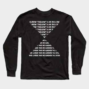 TENET Twilight World Hourglass (Light) Long Sleeve T-Shirt